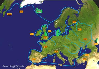Carte des voyages